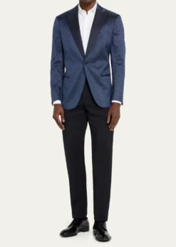 Giorgio ArmaniMen's Silk Jacquard Blazer
