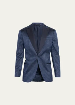 Giorgio ArmaniMen's Silk Jacquard Blazer
