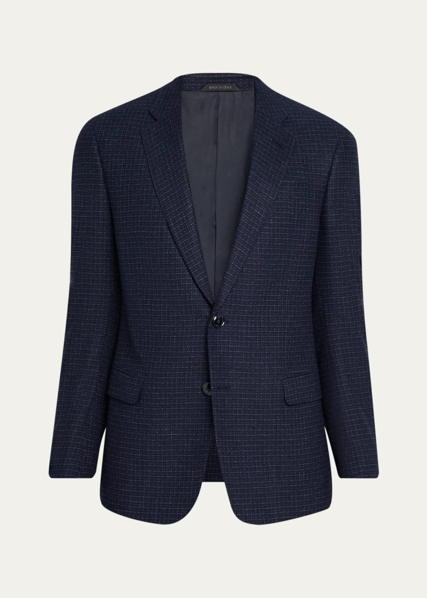 Giorgio ArmaniMen's Soft Line Check Single-Breasted Sport Coat