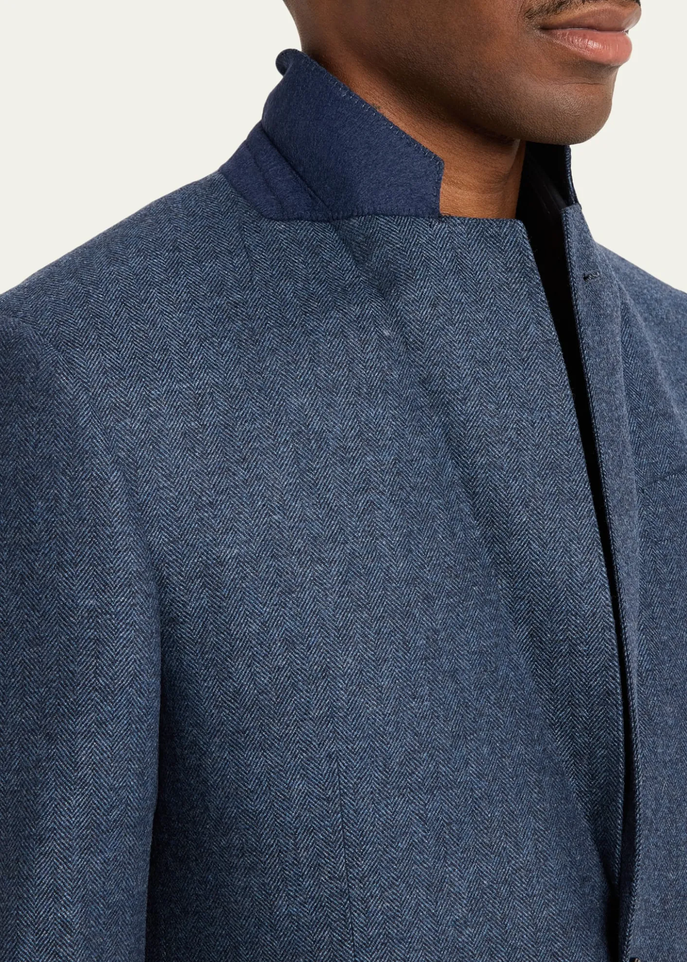 Giorgio ArmaniMen's Soft Line Chevron Single-Breasted Sport Coat