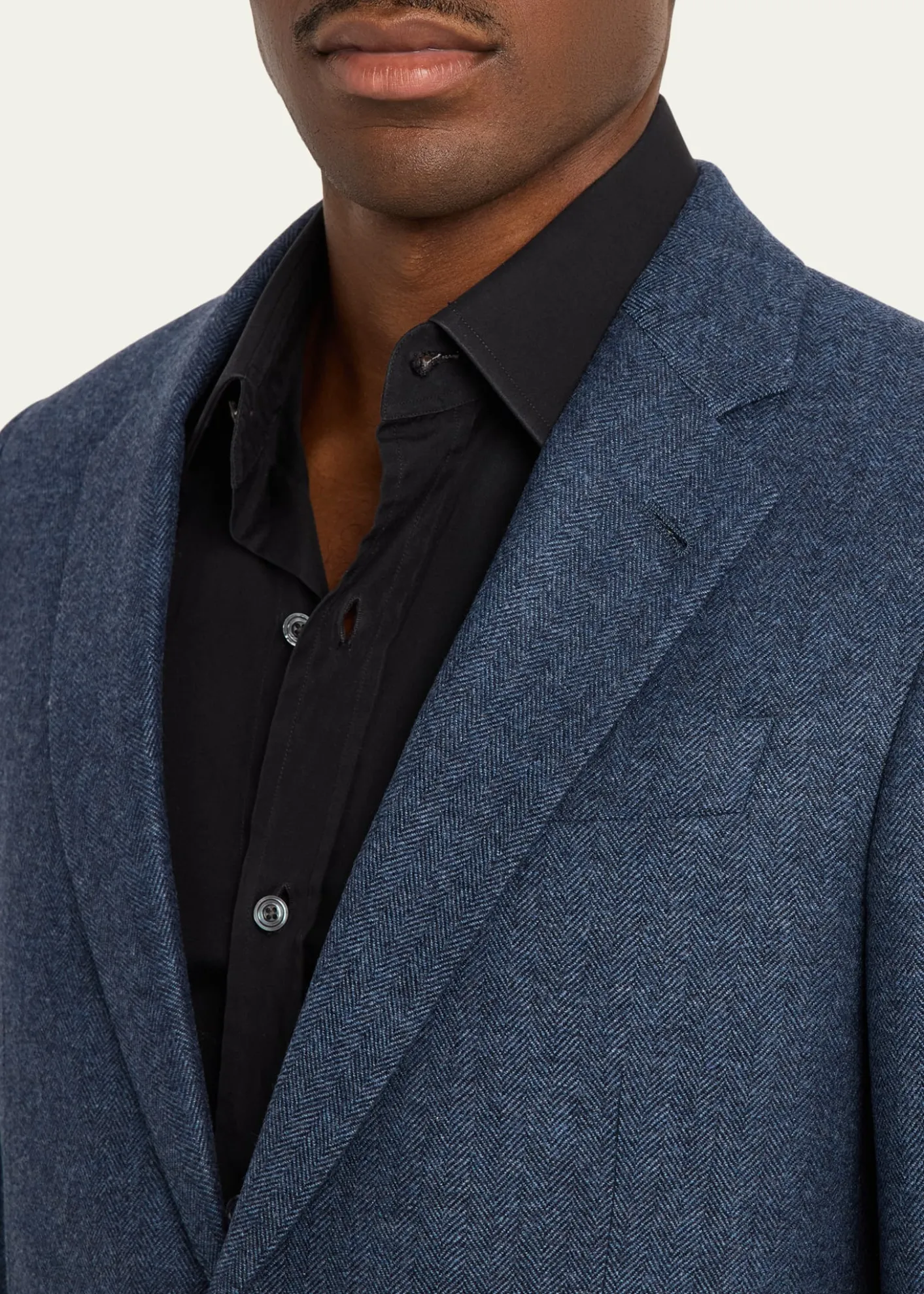 Giorgio ArmaniMen's Soft Line Chevron Single-Breasted Sport Coat