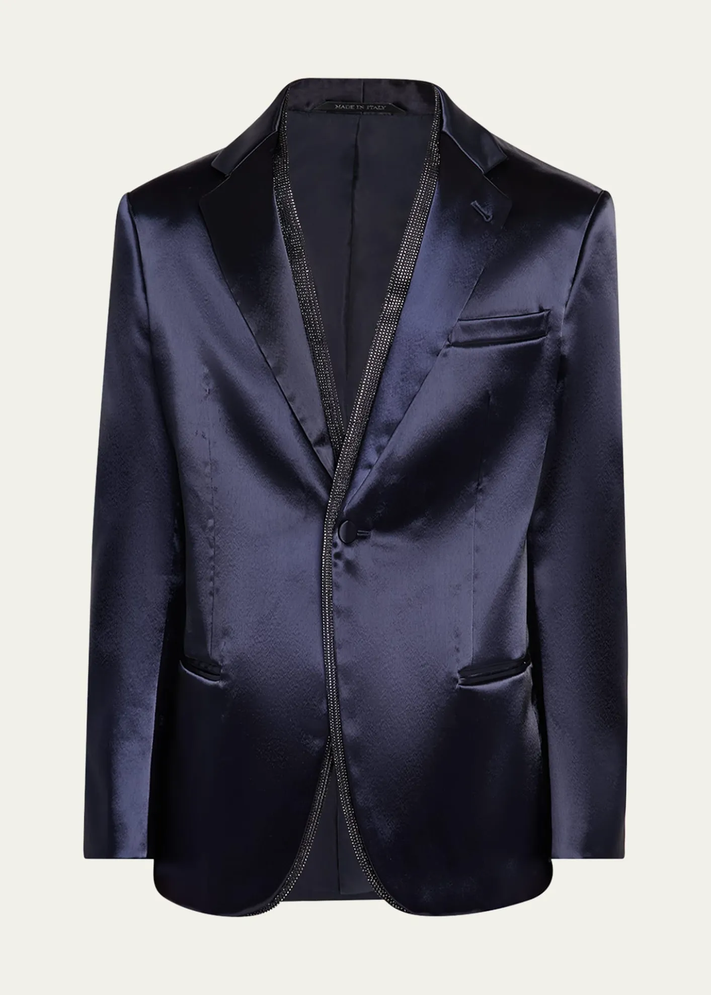 Giorgio ArmaniMen's Soho Rhinestone-Trim Tuxedo Jacket