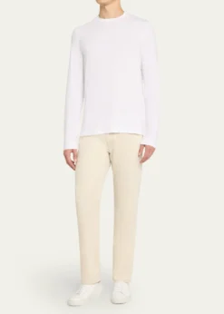 Giorgio ArmaniMen's Solid Cotton T-Shirt