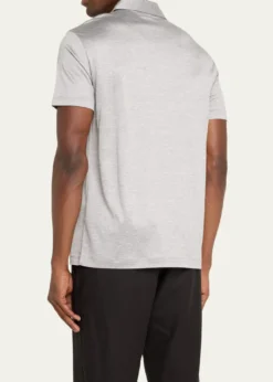 Giorgio ArmaniMen's Solid Jersey Polo Shirt