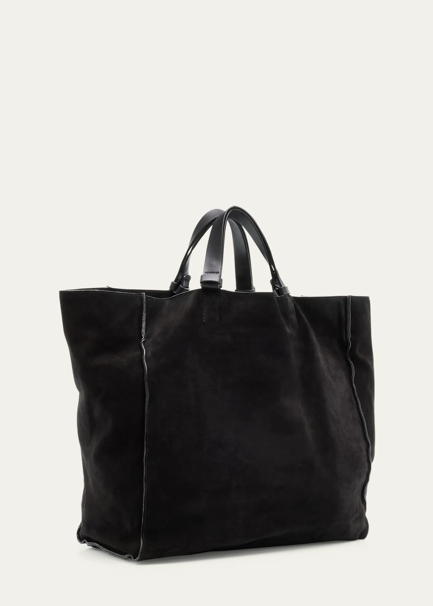 Giorgio ArmaniMen's Split Leather Tote Bag