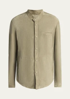 Giorgio ArmaniMen's Suede Overshirt