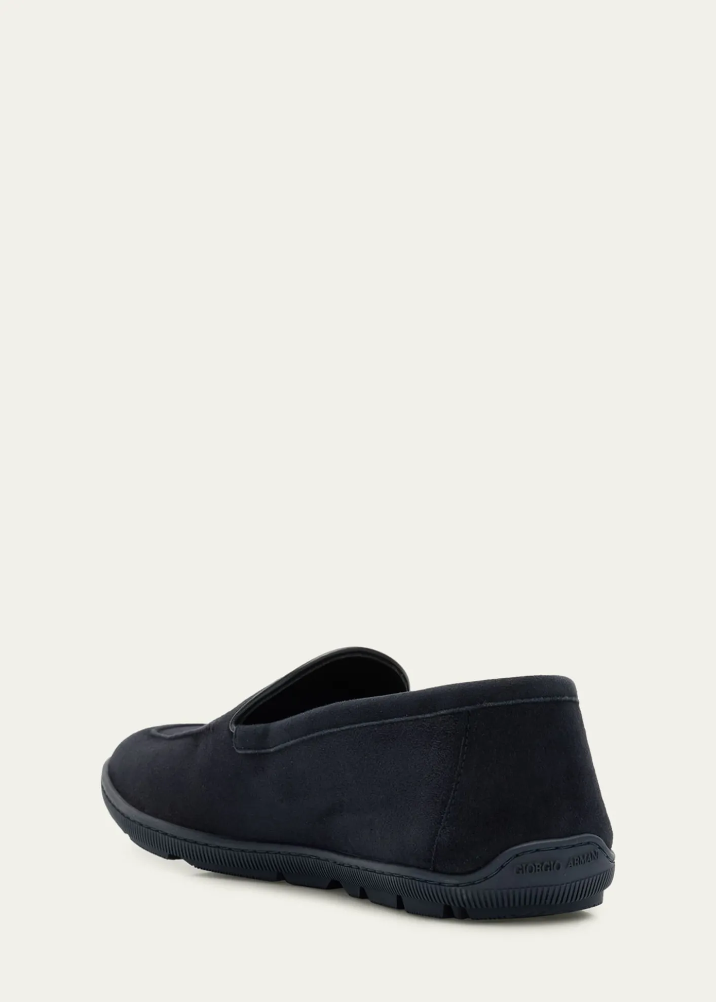 Giorgio ArmaniMen's Suede Sneaker Loafers