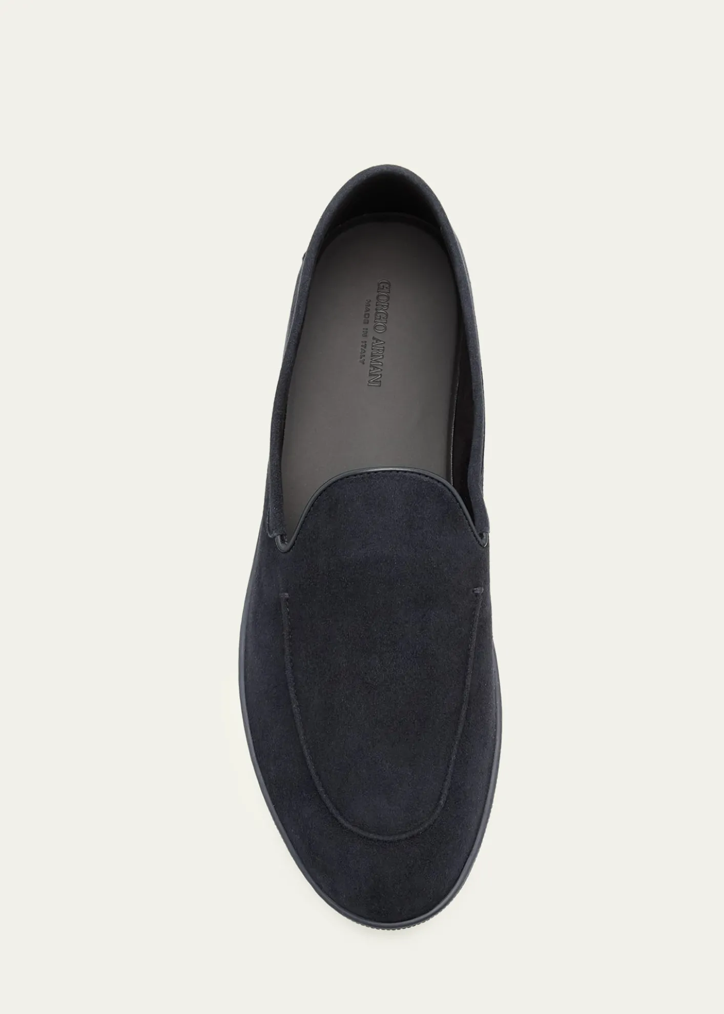 Giorgio ArmaniMen's Suede Sneaker Loafers