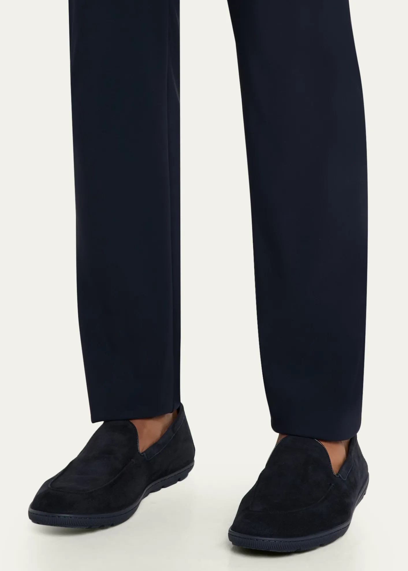 Giorgio ArmaniMen's Suede Sneaker Loafers