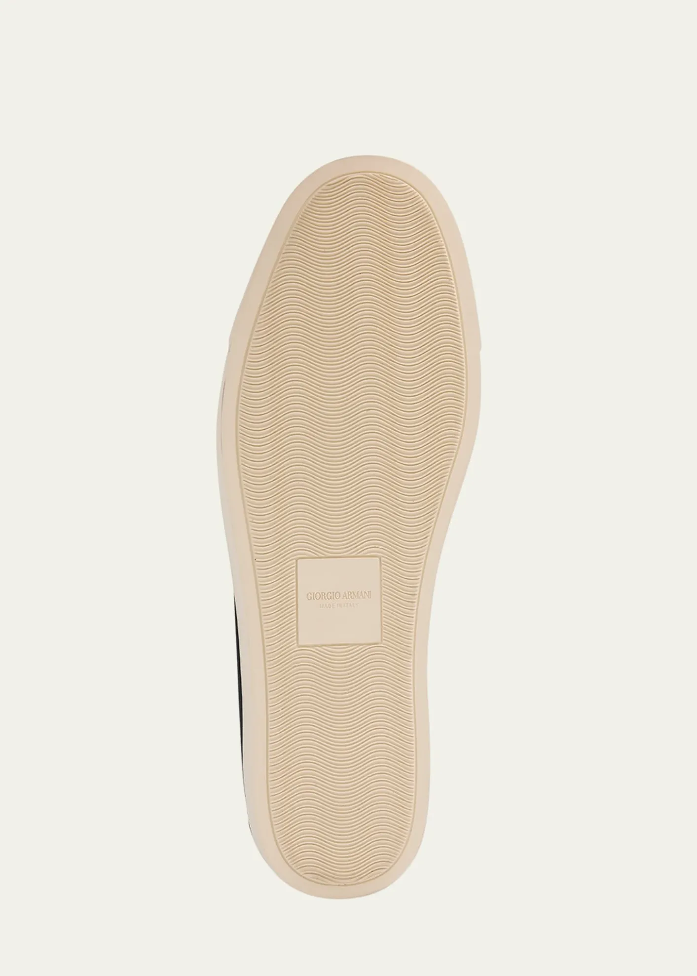 Giorgio ArmaniMen's Suede Sneaker-Sole Loafers