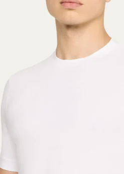 Giorgio ArmaniMen's Textured Stretch T-Shirt