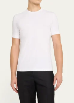 Giorgio ArmaniMen's Textured Stretch T-Shirt