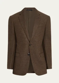 Giorgio ArmaniMen's Textured Wool and Cashmere G Line Sport Coat