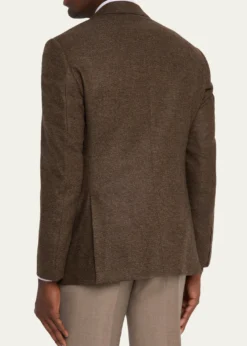 Giorgio ArmaniMen's Textured Wool and Cashmere G Line Sport Coat