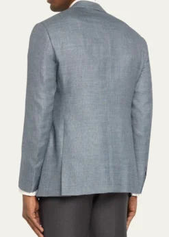 Giorgio ArmaniMen's Textured Wool-Blend Dinner Jacket