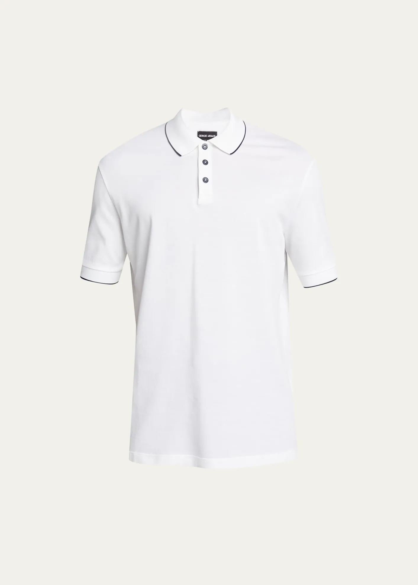 Giorgio ArmaniMen's Tipped Polo Shirt