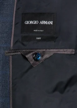Giorgio ArmaniMen's Wool and Cashmere Soft Check Sport Coat