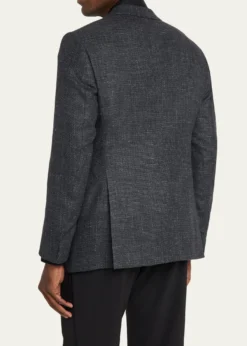 Giorgio ArmaniMen's Wool Blend Melange Two-Button Sport Coat