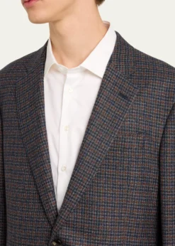 Giorgio ArmaniMen's Wool-Cashmere Plaid Sport Coat
