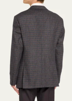 Giorgio ArmaniMen's Wool-Cashmere Plaid Sport Coat