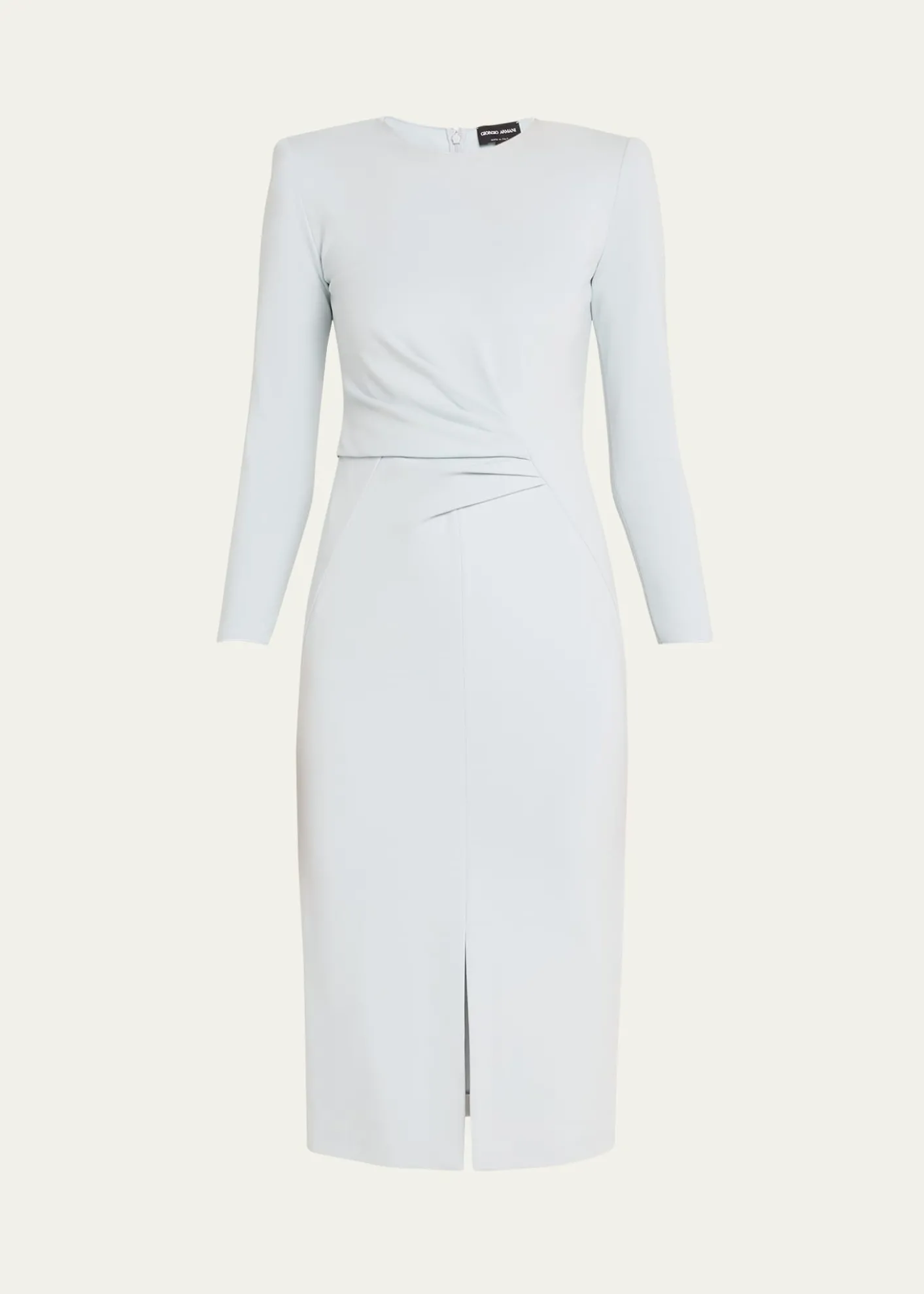 Giorgio ArmaniMilano Jersey Dress with Gathered Waist