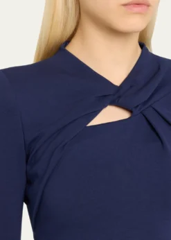 Giorgio ArmaniMilano Twist-Front Jersey Dress