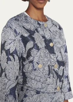 Giorgio ArmaniPaisley Crop Jacket