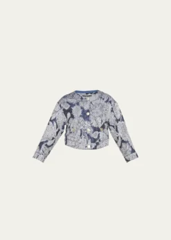 Giorgio ArmaniPaisley Crop Jacket