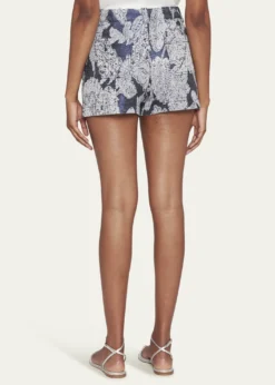 Giorgio ArmaniPaisley High-Rise Shorts