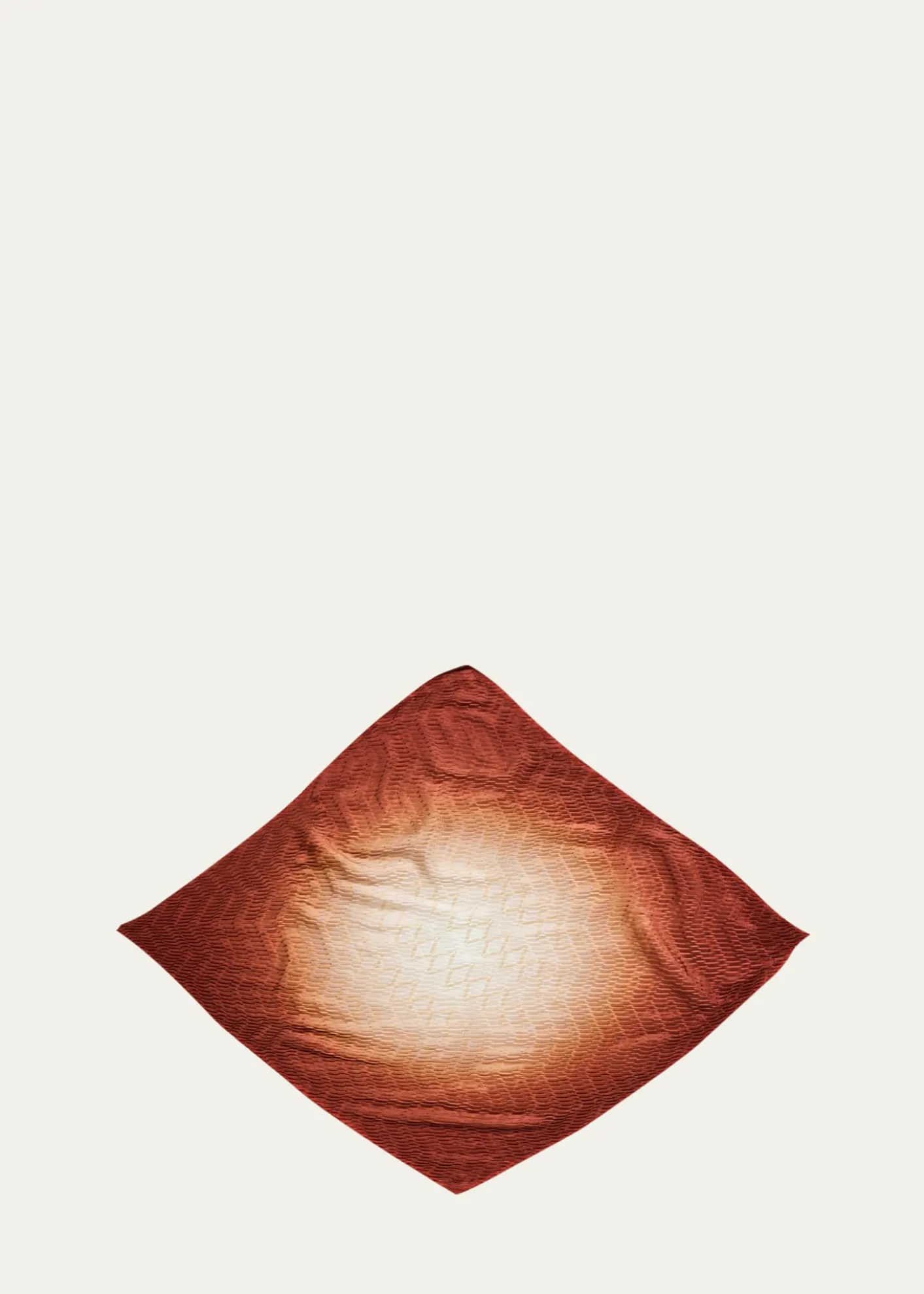 Giorgio ArmaniPleated Ombre Silk Stole, 35.4"