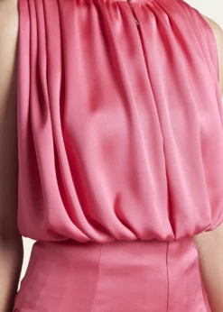 Giorgio ArmaniPleated Silk Balloon Tank