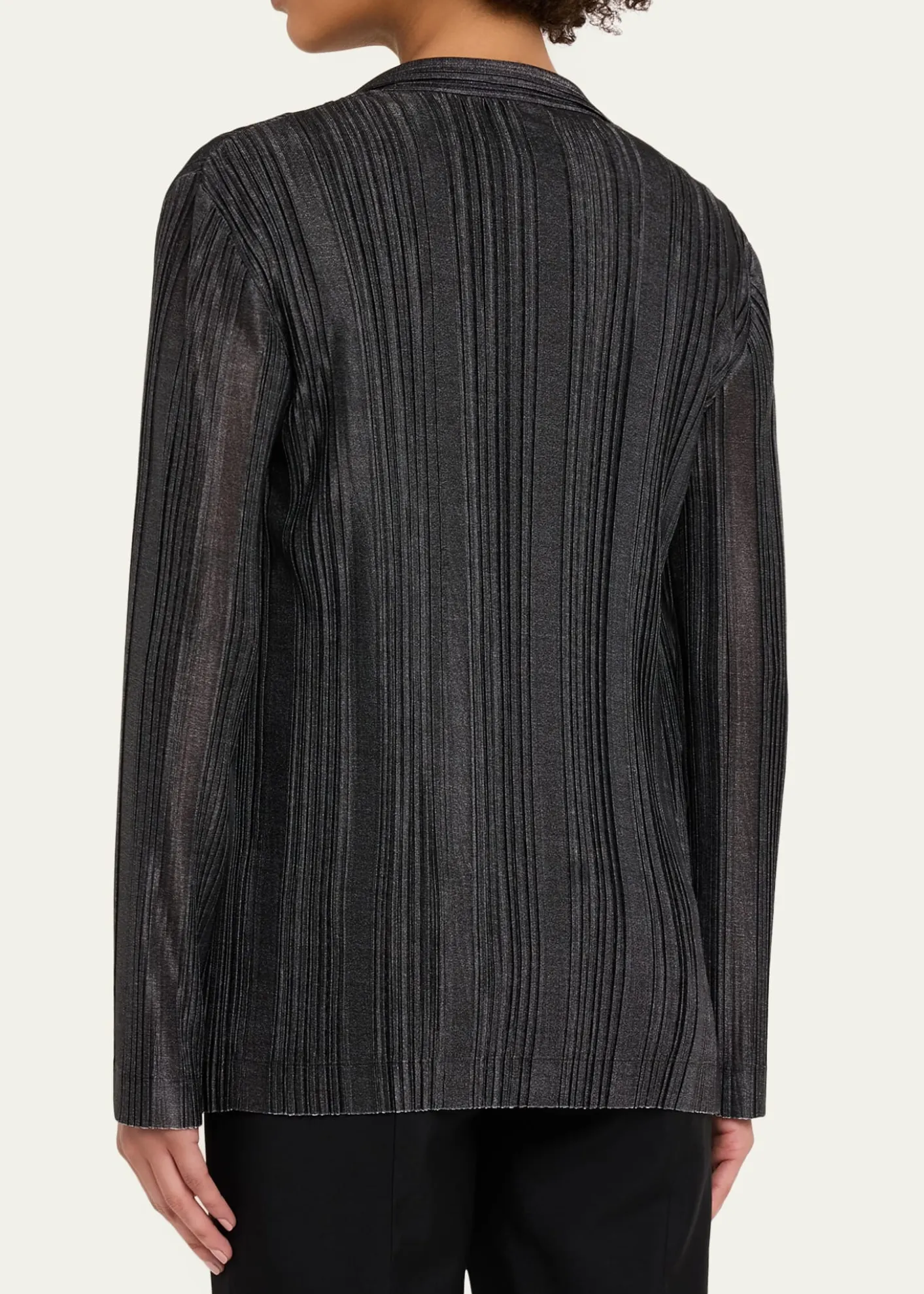 Giorgio ArmaniPlisse Jersey Jacket