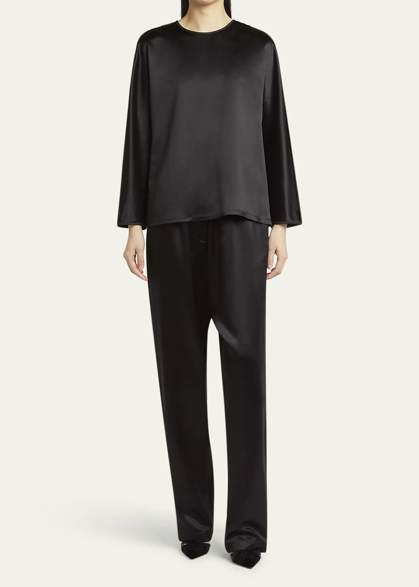 Giorgio ArmaniPull-On Silk Trousers