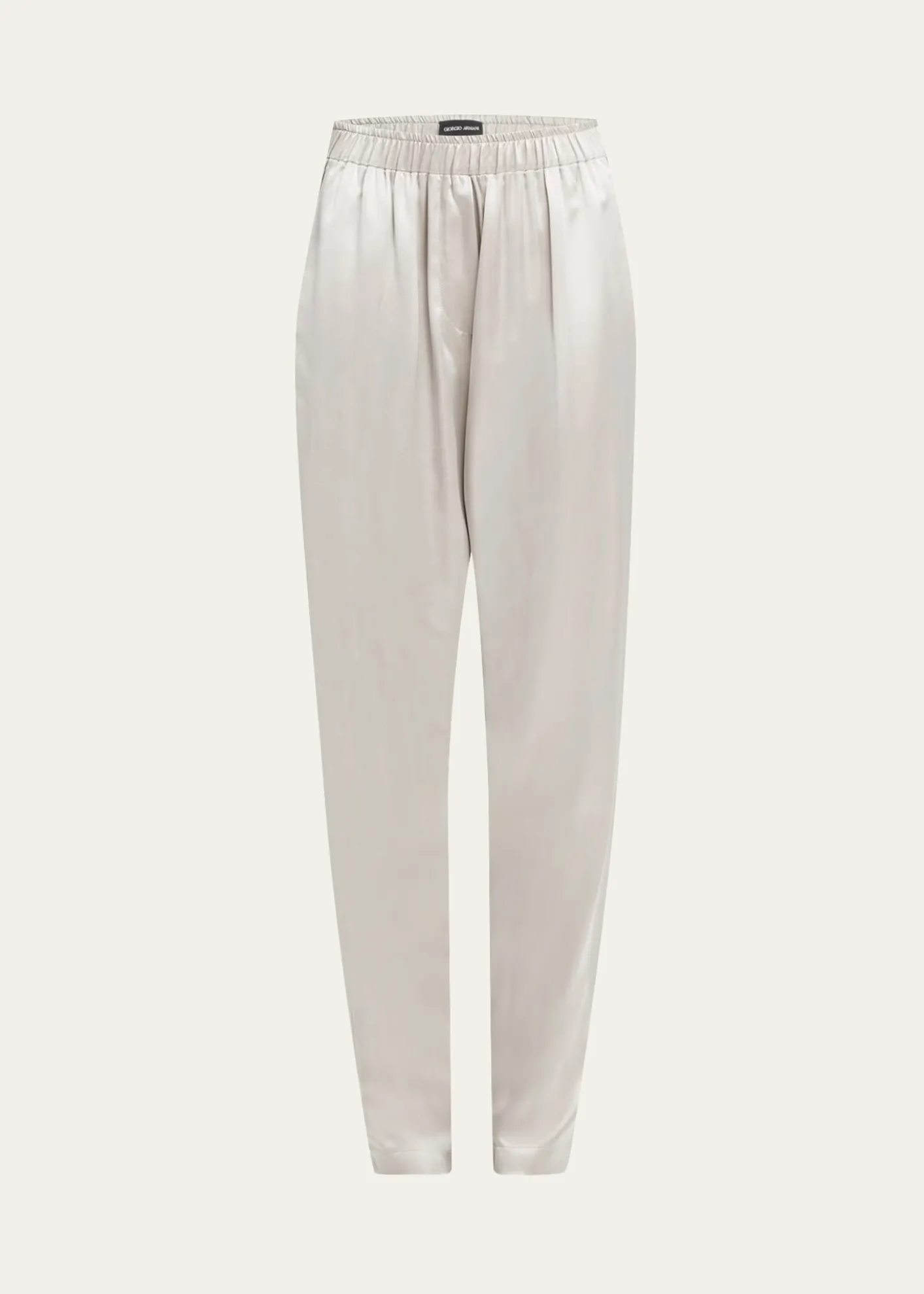 Giorgio ArmaniPull-On Silk Trousers
