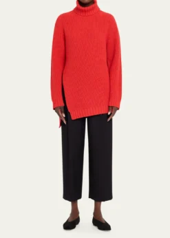 Giorgio ArmaniRibbed Cashmere Turtleneck Sweater