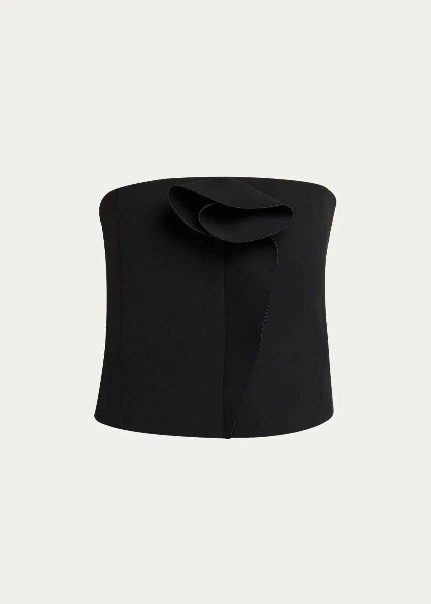 Giorgio ArmaniRosette Strapless Silk Top