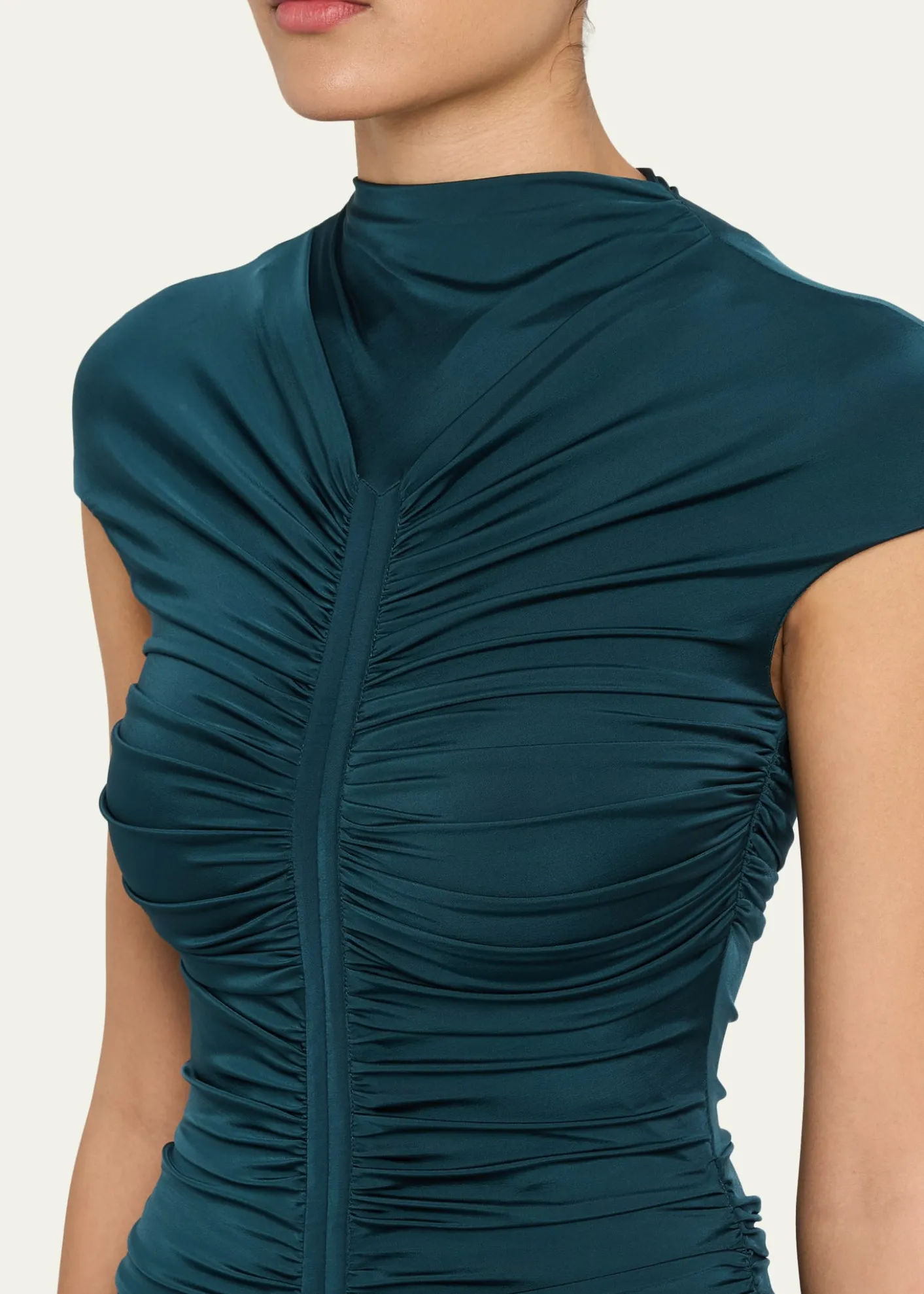 Giorgio ArmaniRuched Jersey Maxi Dress