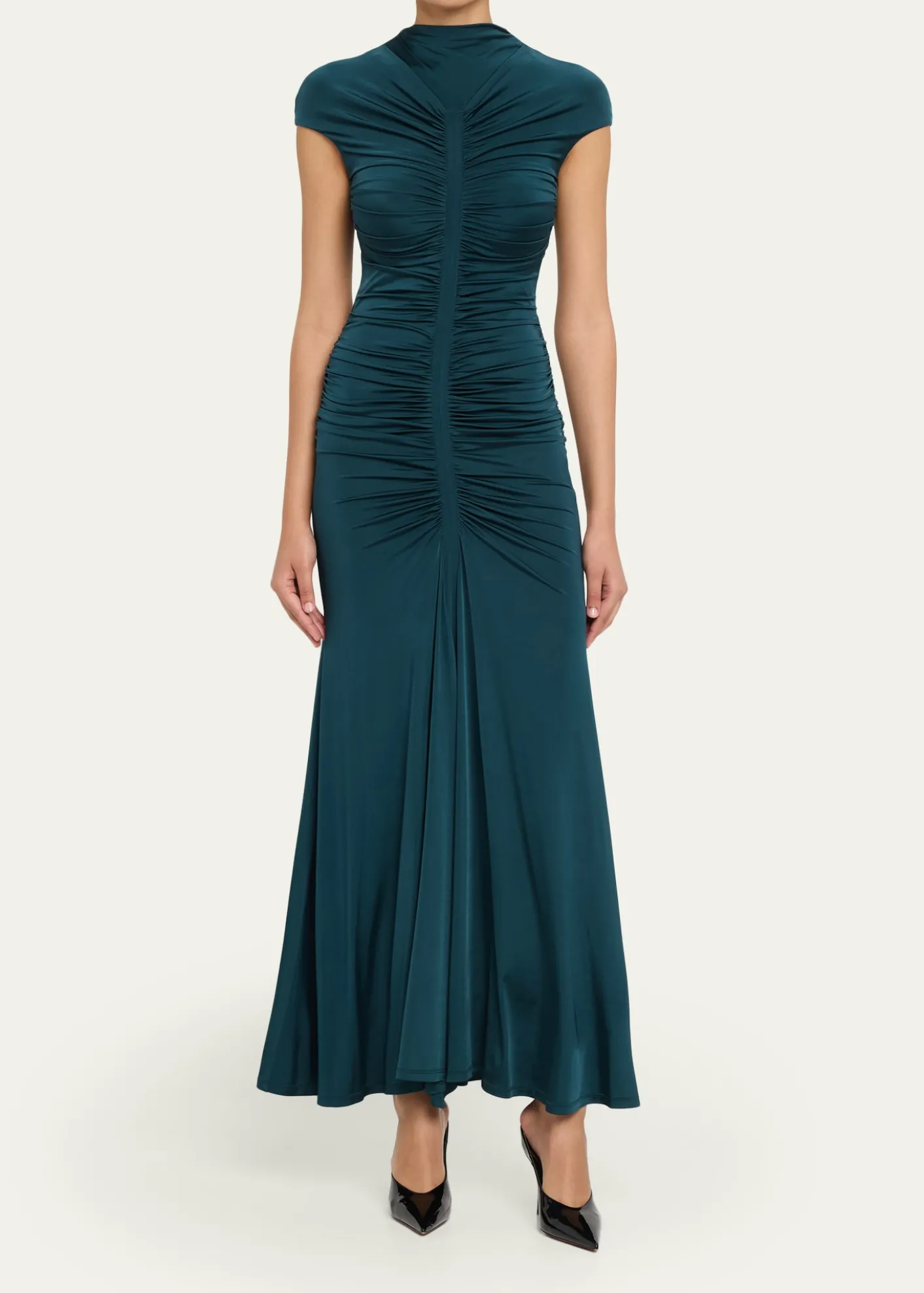 Giorgio ArmaniRuched Jersey Maxi Dress