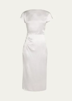 Giorgio ArmaniSatin Midi Dress