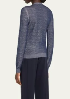 Giorgio ArmaniShiny Viscose Knit Top