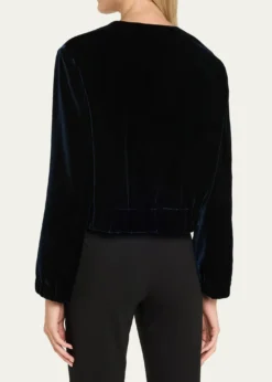 Giorgio ArmaniShort Velvet Jacket