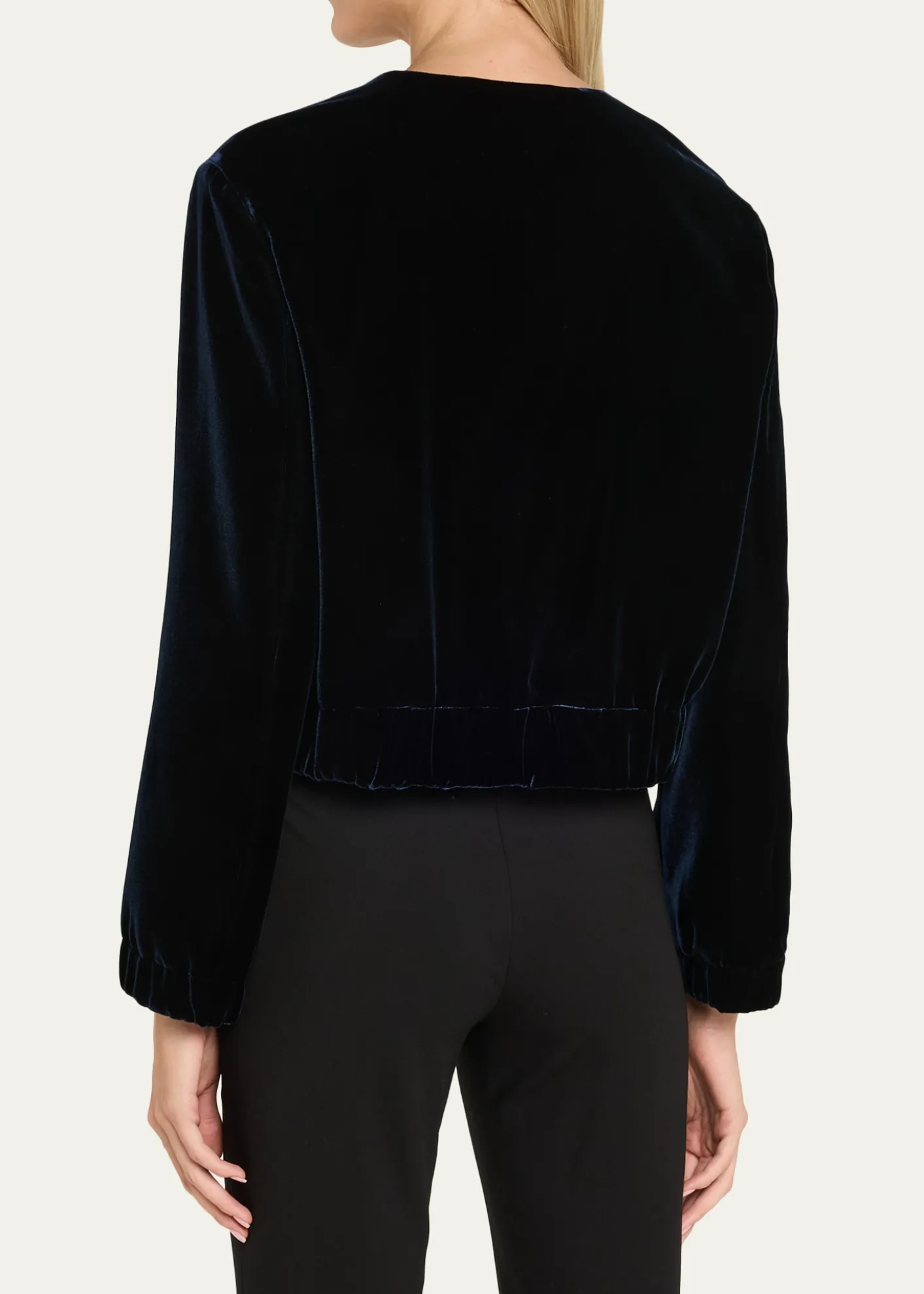 Giorgio ArmaniShort Velvet Jacket