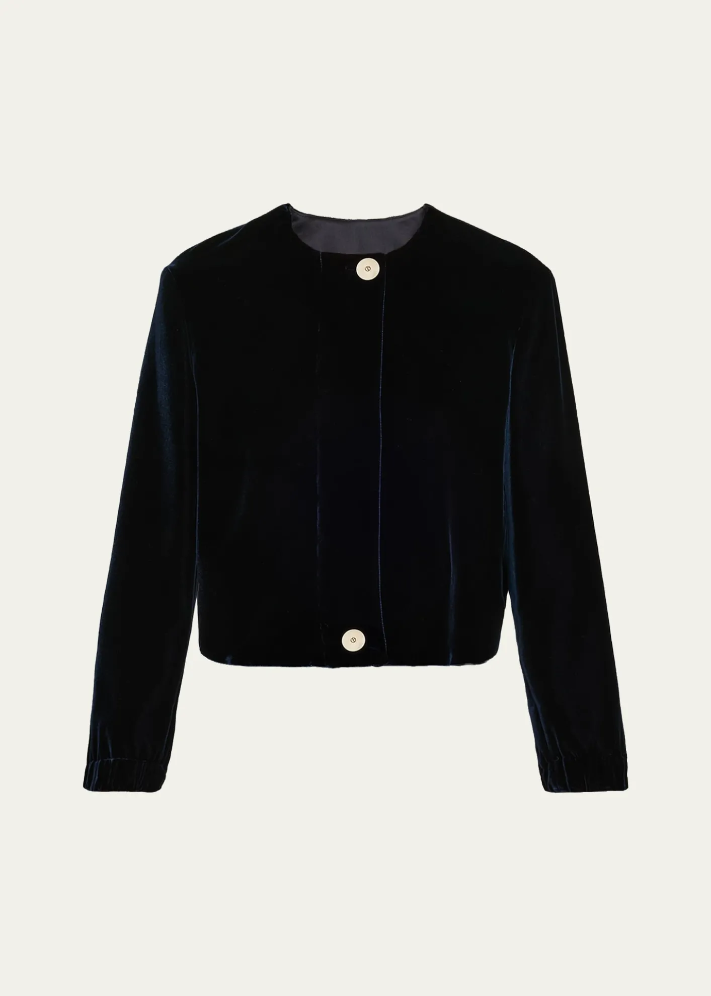 Giorgio ArmaniShort Velvet Jacket