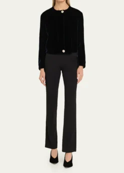 Giorgio ArmaniShort Velvet Jacket