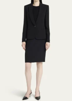 Giorgio ArmaniSilk Cady Pencil Skirt