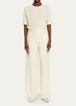 Giorgio ArmaniSilk Hidden-Zip T-Shirt