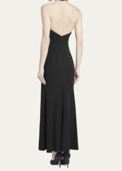 Giorgio ArmaniStrapless Plisse Gown