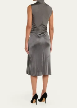 Giorgio ArmaniStretch Viscose Double-Jersey Dress
