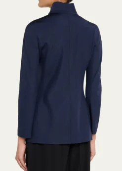 Giorgio ArmaniStructured Scuba Double-Breasted Jackets