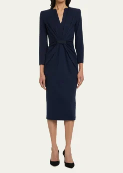 Giorgio ArmaniTab Front Jersey Dress